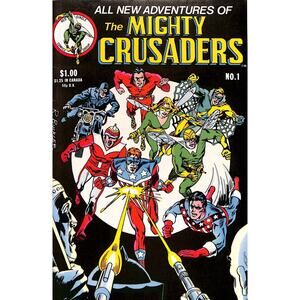 The Mighty Crusaders #1-3 (1983) Fn+ Red Circle Comics